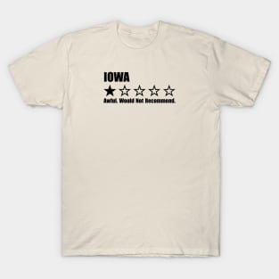 Iowa One Star Review T-Shirt